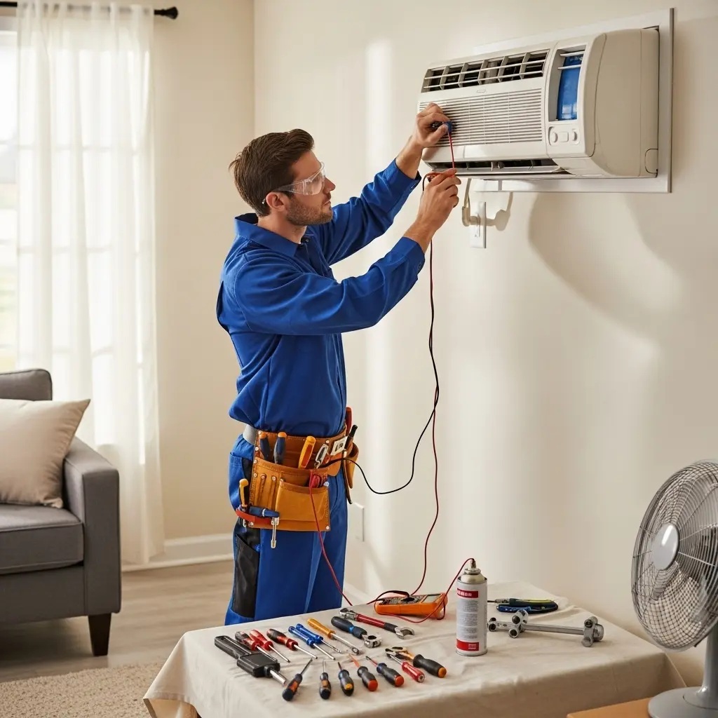 Menemen LG LG klima gaz dolumu ve bakım – Enerji verimliliği artırıldı. - Teknik servis örneği